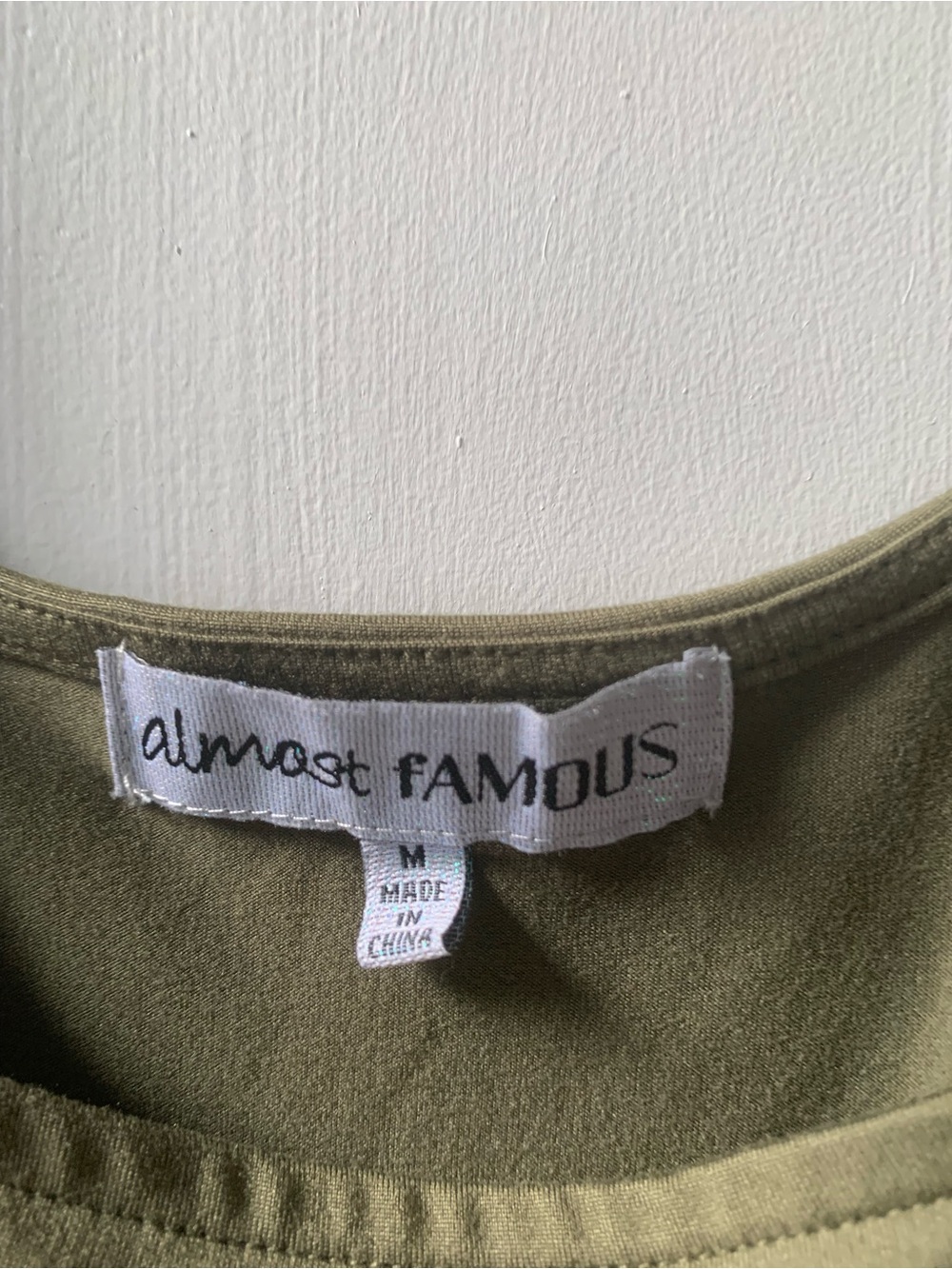 Almost Famous Olive Cargo Jumpsuit - Picture 10 of 10